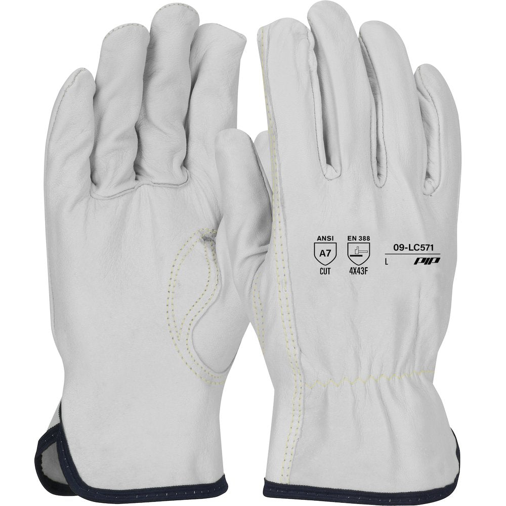 PIP Economy Grain Goatskin Leather Drivers Glove XL (Pair)