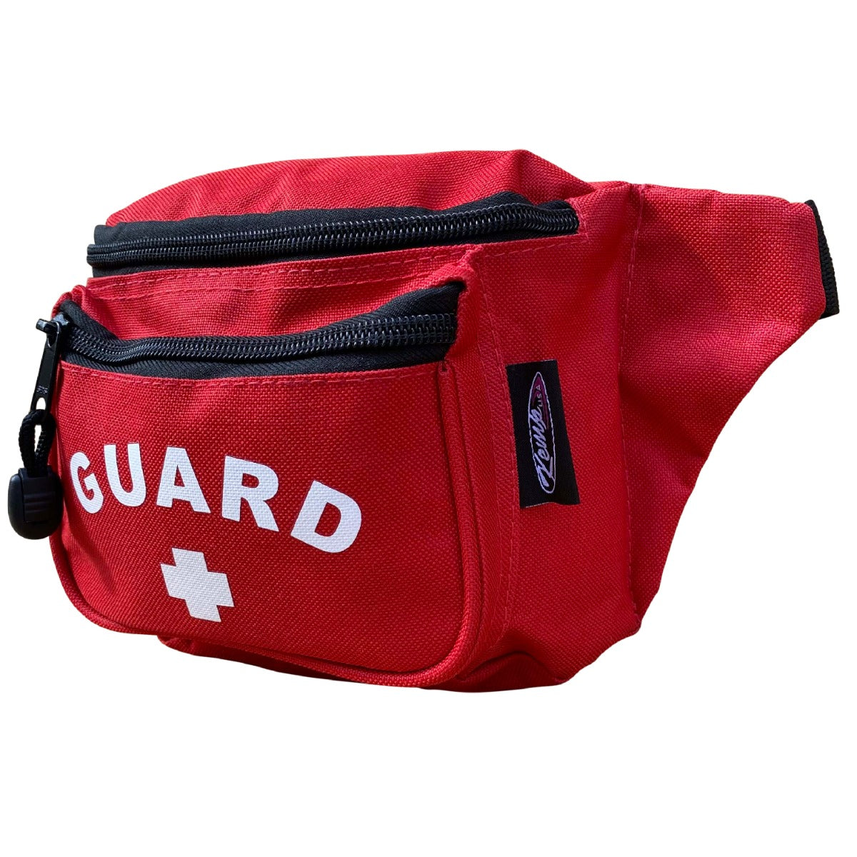 Kemp USA Hip Pack with GUARD Logo, Red
