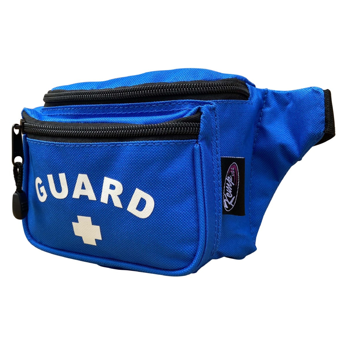Kemp USA Hip Pack with GUARD Logo, Royal Blue