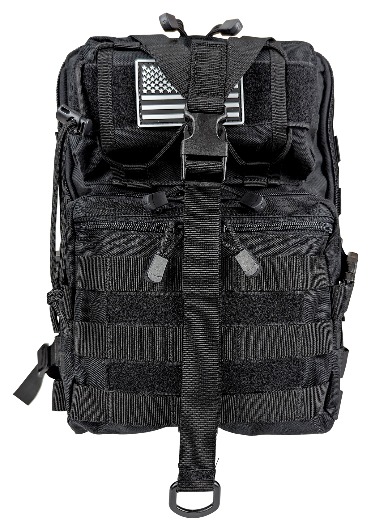 Kemp USA Tactical Sling Backpack Bag, Black