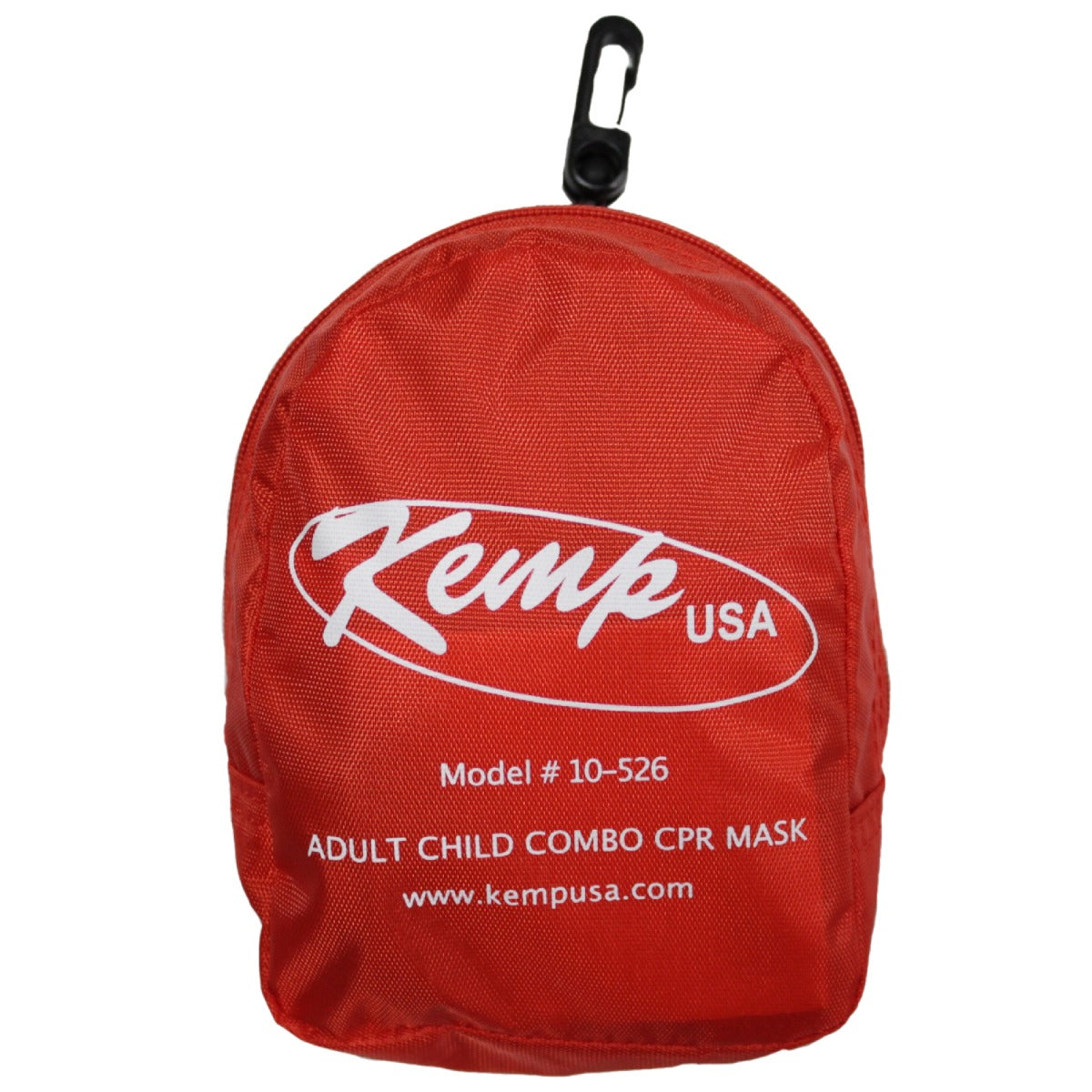 Kemp USA CPR Mask Adult/ Child & Infant Combo with Gloves & Wipe in Soft Case Pouch