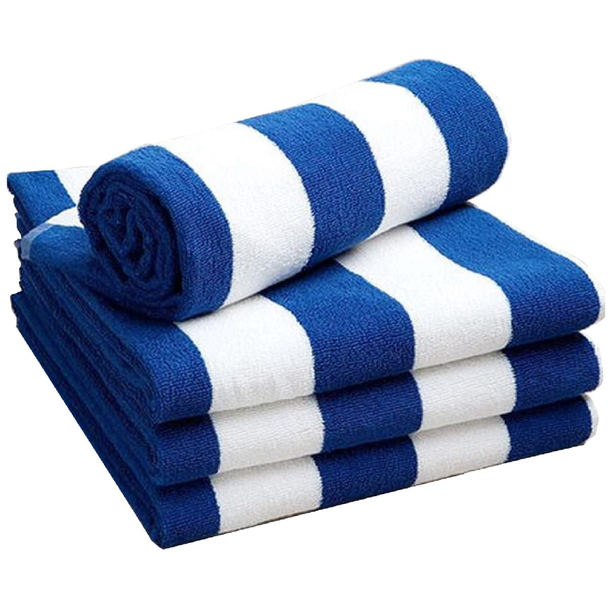 Kemp USA Beach Towel, Blue & White (28X60)