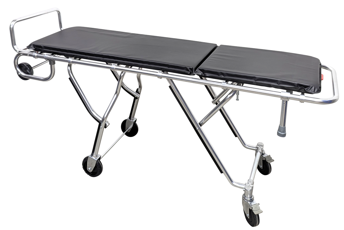 Kemp USA Multi-Level Mortuary Cot Stretcher, Aluminum Alloy
