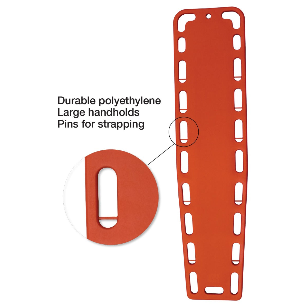 Kemp USA AB Adult Spineboard, Orange