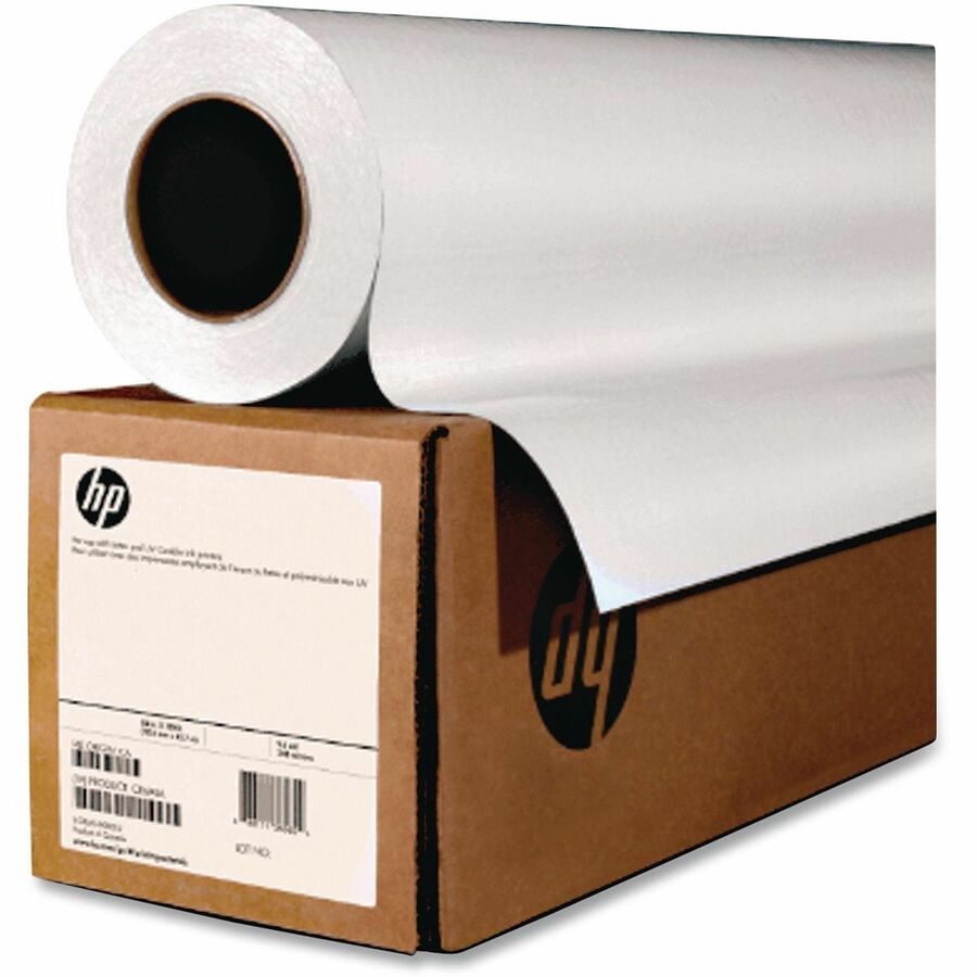 HP Wide Format Matte Inkjet Film - 34% Opacity - A0 - 36" x 125 ft - Matte - White - 1 Roll