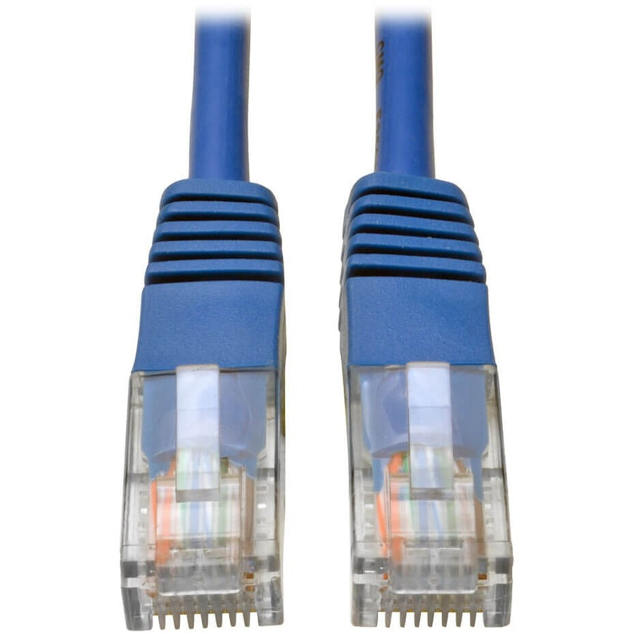 Tripp Lite series Cat5e Molded Patch Cable - 25 ft Category 5e Network Cable - First End: 1 x RJ-45 - Male - Second End: 1 x RJ-45 - Male - Patch Cable - Blue - 1 Each