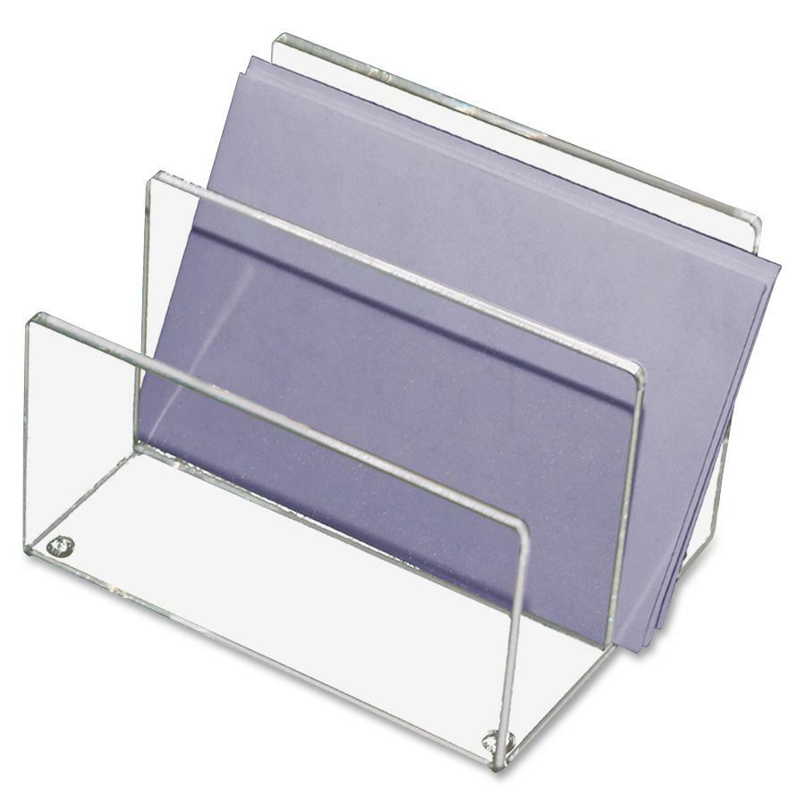 Kantek Mini Sorter - 4" Height x 4.12" Width x 6.25" Depth - Desktop - Clear - Acrylic - 1 Each