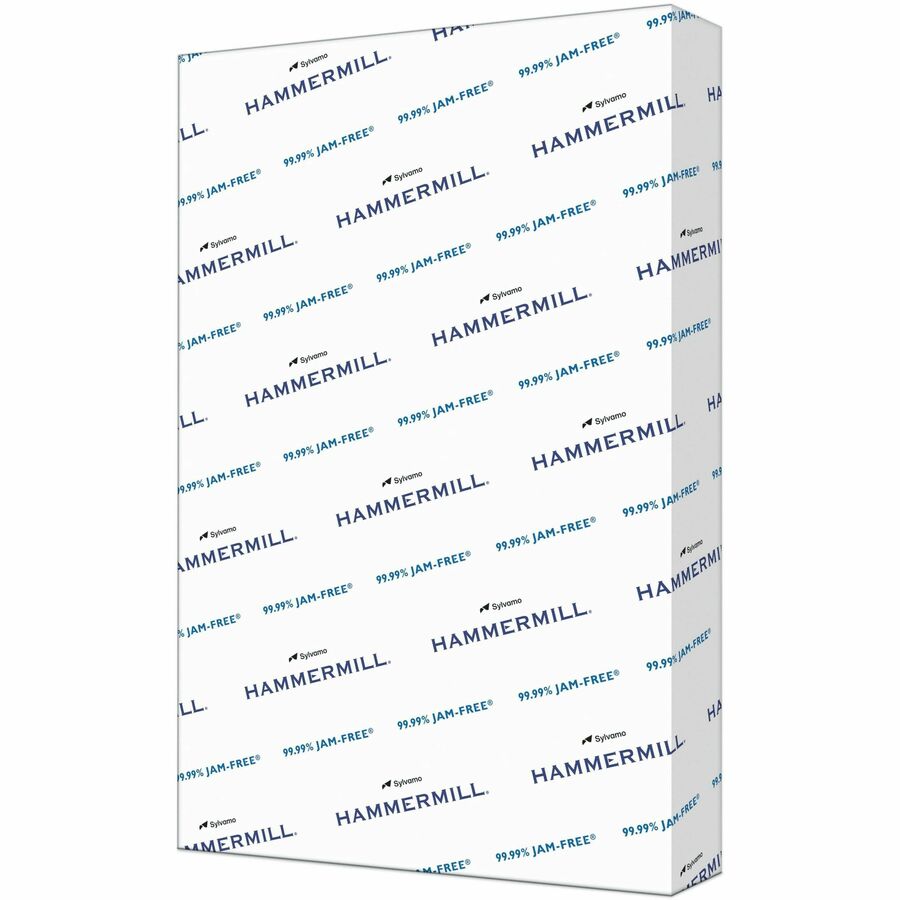 Hammermill Copy Plus Paper - White - 92 Brightness - Ledger - 11" x 17" - 20 lb Basis Weight - Acid-free, Quick Drying, ColorLok Technology, Jam-free, Archival-safe - White - 500 Sheets - 1 Ream