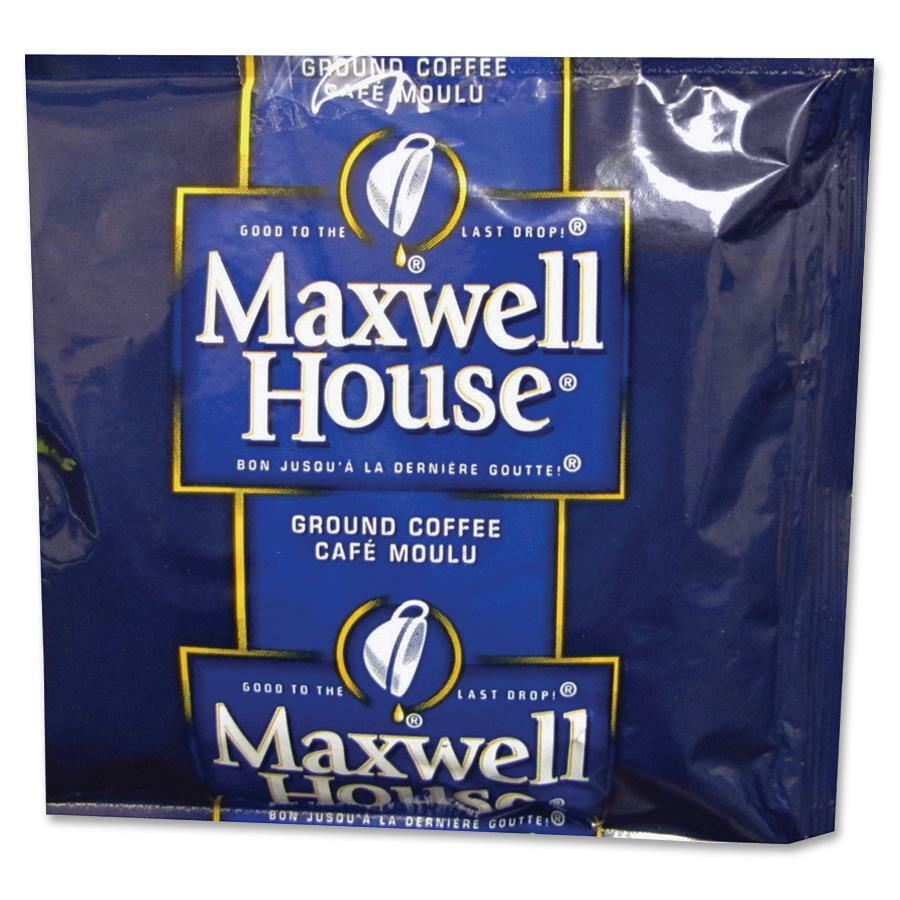 Maxwell House Ground Regular Coffee - Regular - 1.5 oz Per Packet - Ground - 1 Carton