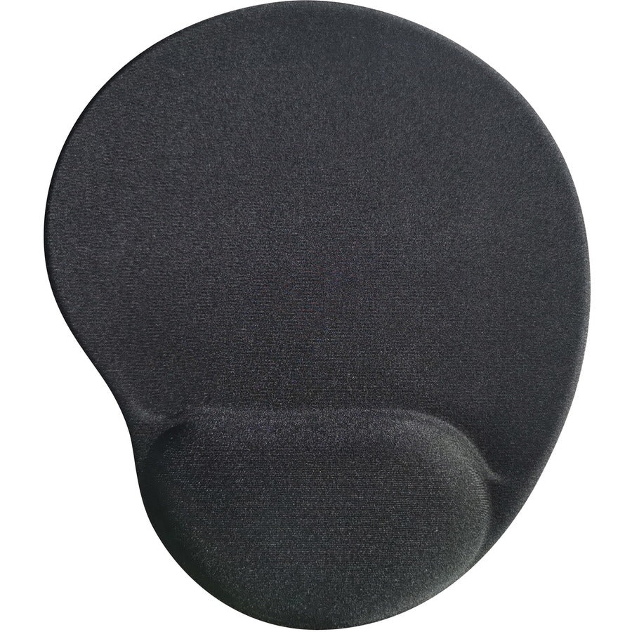 Compucessory Gel Mouse Pads - 9" Height x 10" Width x 1" Depth - Black - Gel - 1 Each