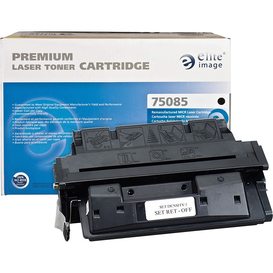Elite Image Remanufactured MICR High Yield Laser Toner Cartridge 27A (C4127A) - Black - 1 Each - 10000 Pages