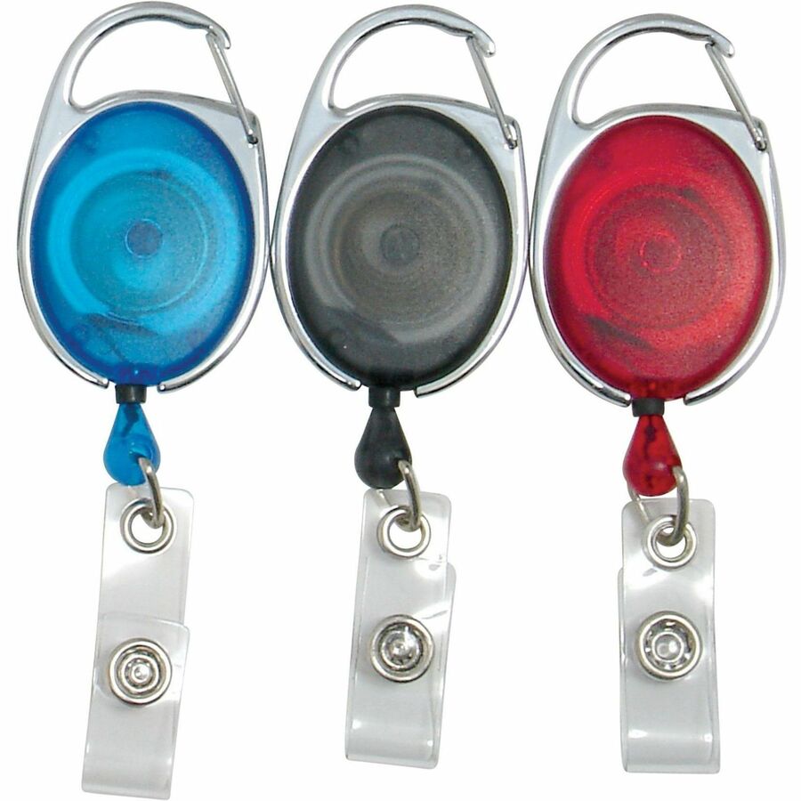 SICURIX 68769 Badge Holder - Black, Multicolor - 3 / Pack