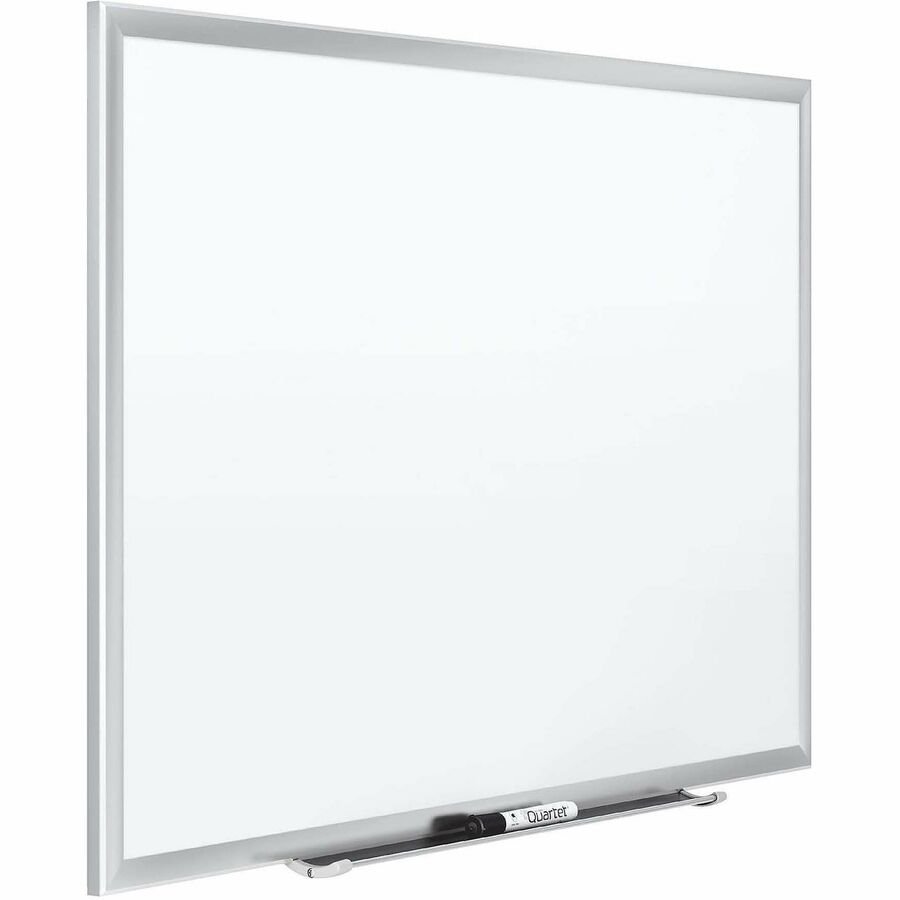 Quartet Classic Premium Porcelain Magnetic Boards - 36" (3 ft) Width x 24" (2 ft) Height - White Porcelain Surface - Silver Aluminum Frame - Rectangle - Horizontal/Vertical - Magnetic - Durable, Recyclable, Dent Resistant, Scratch Resistant, Sturdy, St...