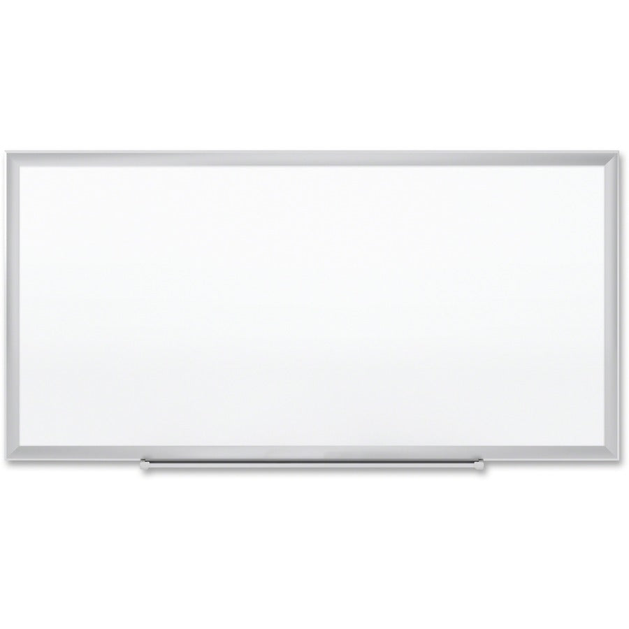 Quartet Classic Premium Porcelain Magnetic Boards - 96" (8 ft) Width x 48" (4 ft) Height - White Porcelain Surface - Silver Aluminum Frame - Rectangle - Horizontal/Vertical - Magnetic - Recyclable, Durable, Dent Resistant, Sturdy, Stain Resistant, Ghos...