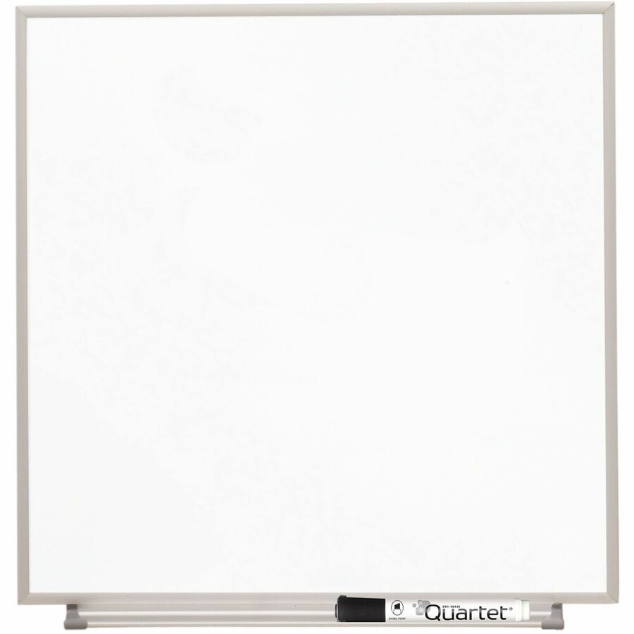 Quartet Matrix Whiteboard - 16" Board Height x 16" Board Width - White Surface - Magnetic, Durable - Silver Aluminum Frame - 1 Each