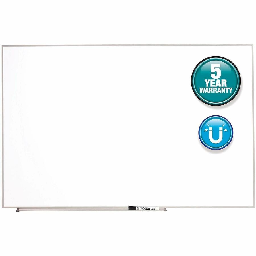 Quartet Matrix Whiteboard - 31" Board Height x 48" Board Width - White Surface - Magnetic, Durable - Silver Aluminum Frame - 1 Each