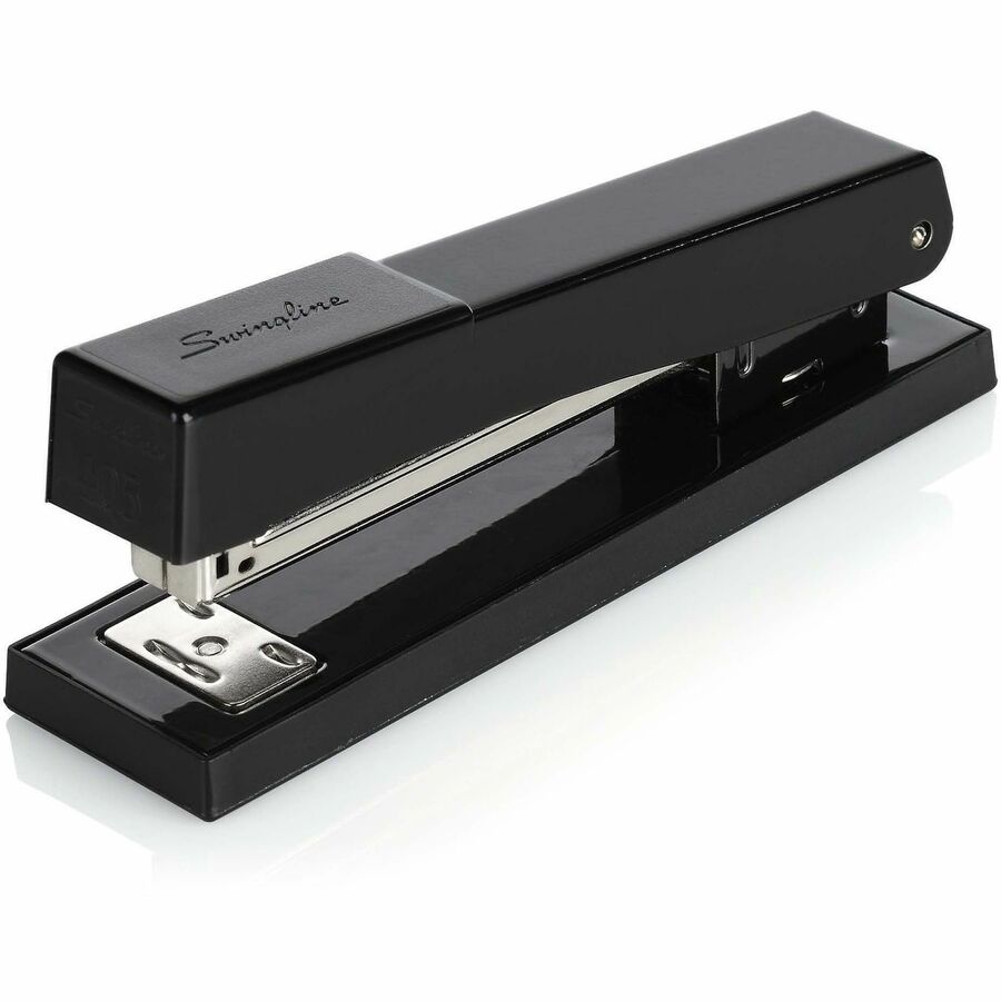Swingline Light-Duty Standard Stapler - Staples Upto 20 Sheet of 20lb Paper - Holds Upto 210 Staple - Full Strip - Staple Size: 0.25" - Black - Metal - 1 Each