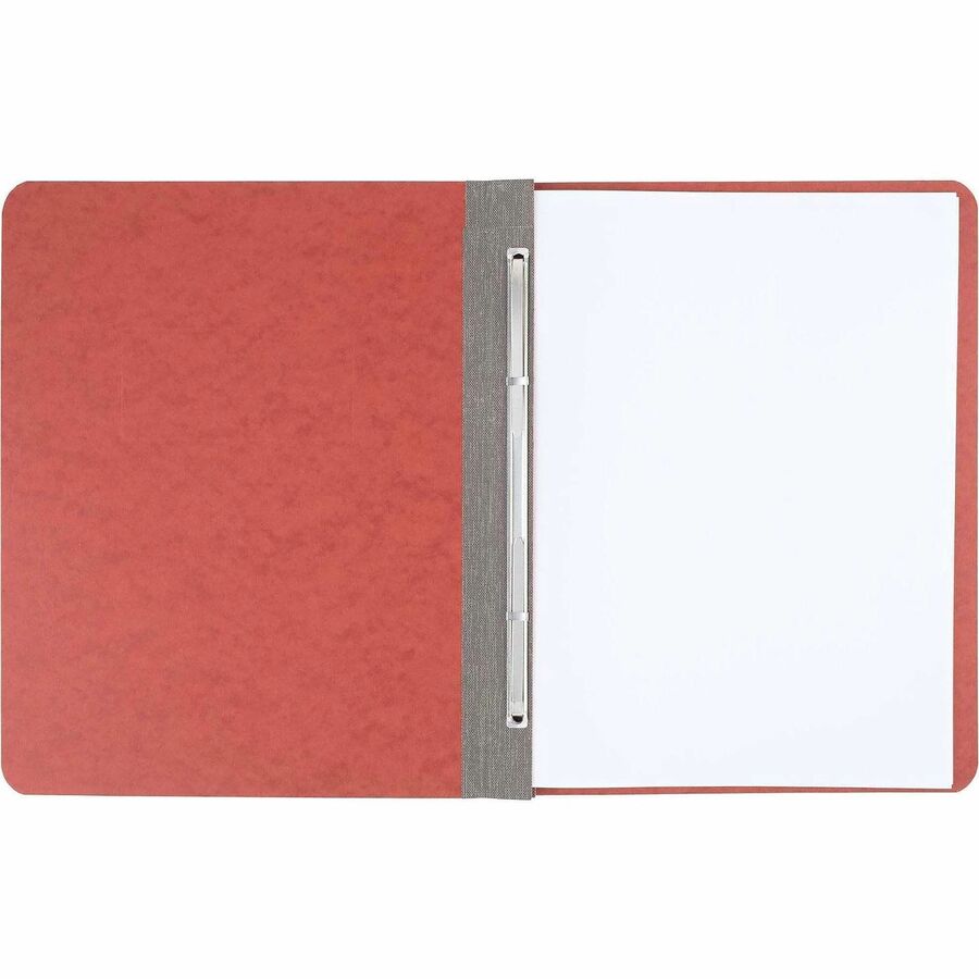 ACCO Presstex Letter Report Cover - 3" Folder Capacity - 8 1/2" x 11" - 20 pt. - Red - 60% Recycled - 1 Each