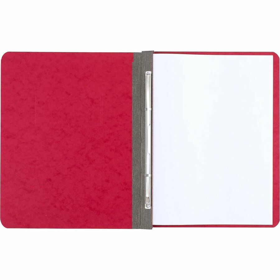 ACCO Presstex Letter Report Cover - 3" Folder Capacity - 8 1/2" x 11" - 20 pt. - Executive Red - 60% Recycled - 1 Each
