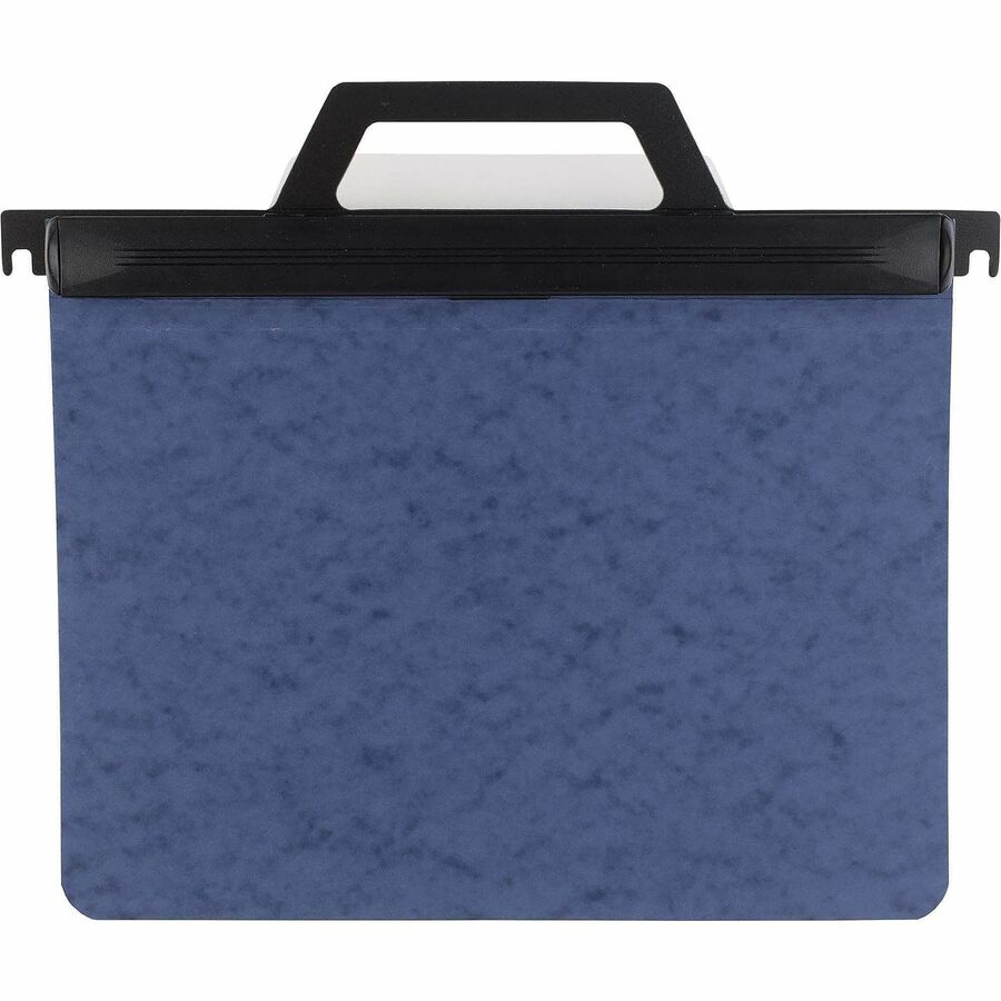 ACCO Expandable Data Binder - Retractable Hooks - 6" Binder Capacity - Letter - 8 1/2" x 11" Sheet Size - 1500 Sheet Capacity - Pressboard - Blue - Retractable, Handle, Spine Label, Durable, Retractable Storage Hooks, Expandable - 1 Each
