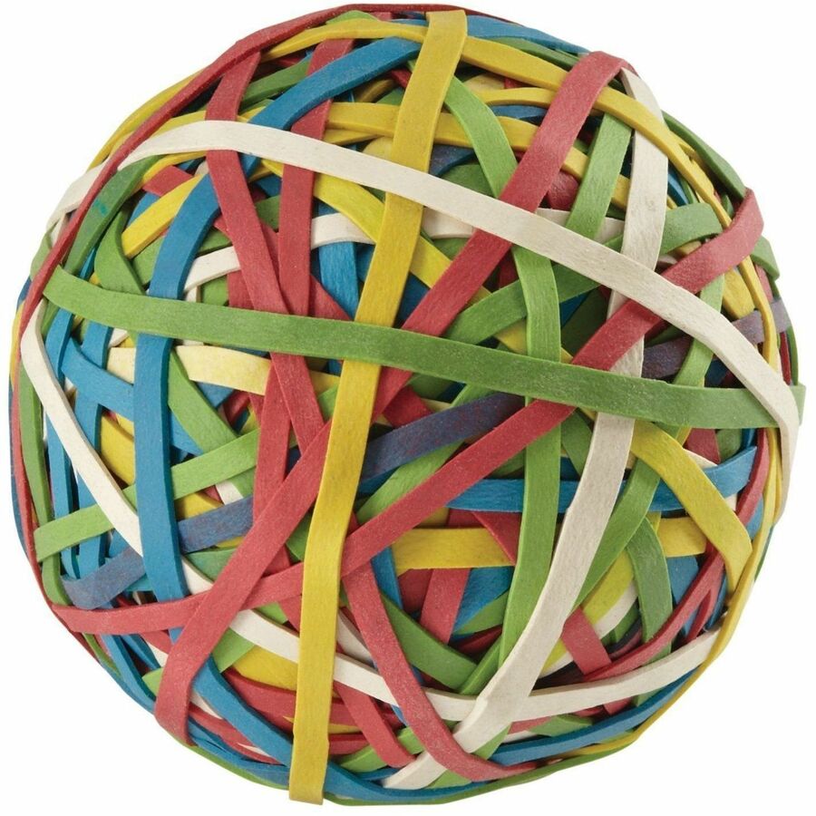 ACCO Rubber Band Ball - 0.7" Length x 0.1" Width - Assorted - 1 Each