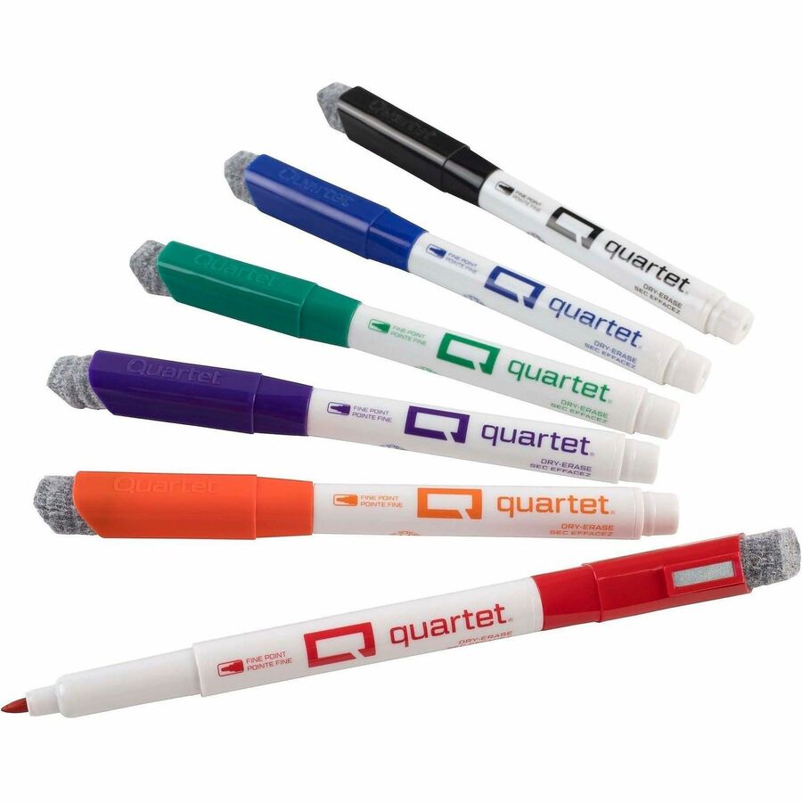 Quartet Classic Dry-Erase Markers - Assorted Ink - 6 / Set