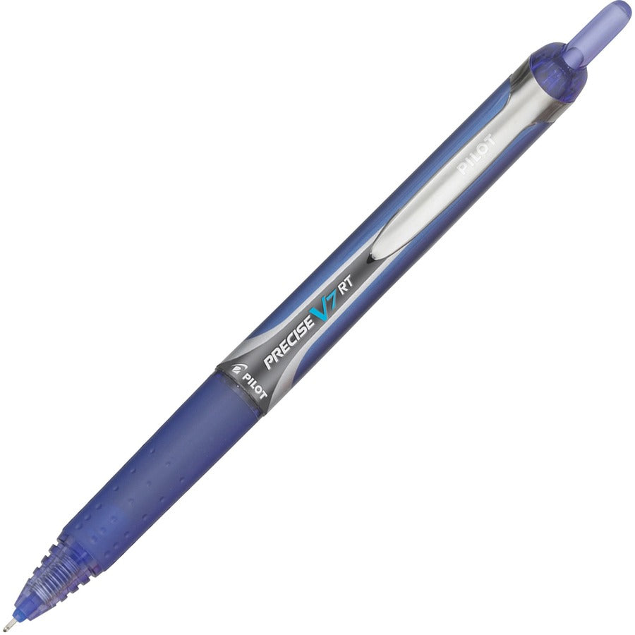 Pilot RT Fine Premium Retractable Rolling Ball Pens - Refillable - Retractable - Blue Ink - Water Based - Blue Barrel - Writing - 12 / Dozen