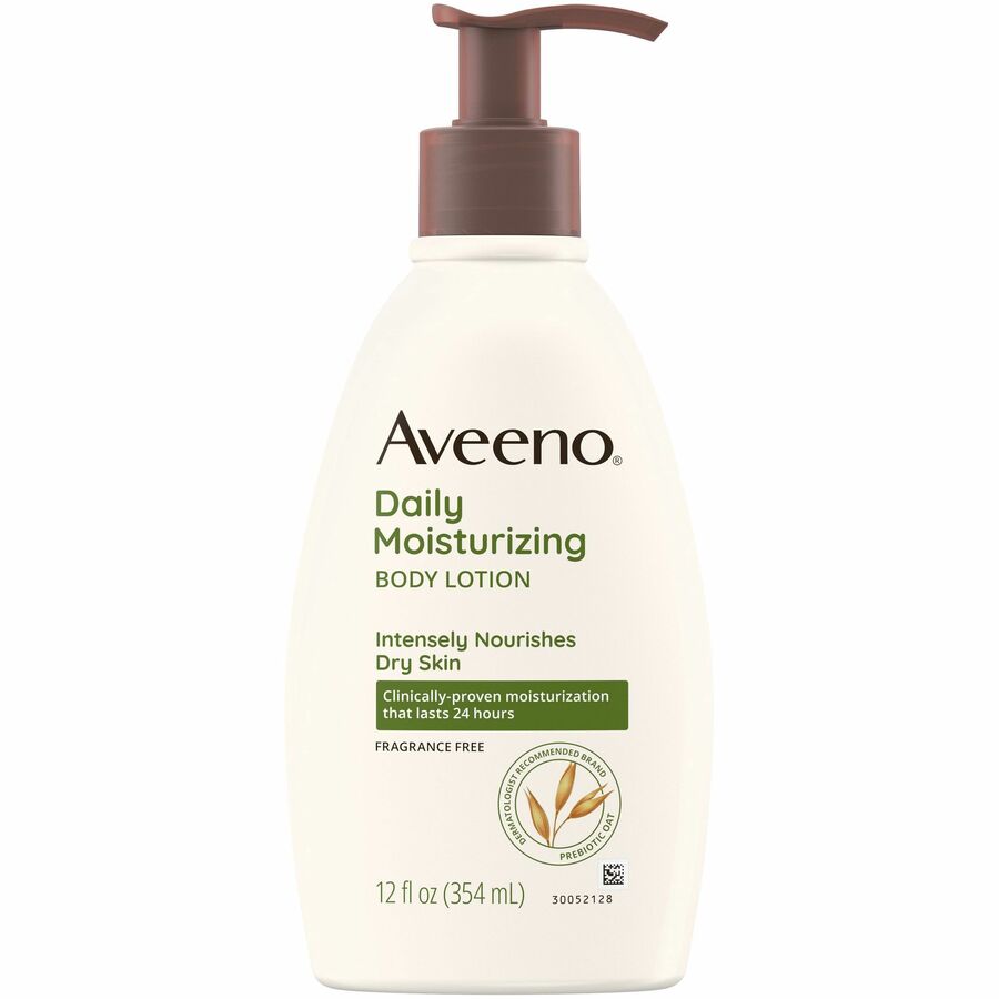 Aveeno®, Daily Moisturizing Lotion - Lotion - 12 fl oz - 12 oz (340.2 g) - Non-fragrance - For Dry, Sensitive Skin - Non-greasy, Non-comedogenic, Hypoallergenic, Absorbs Quickly - 1 Each