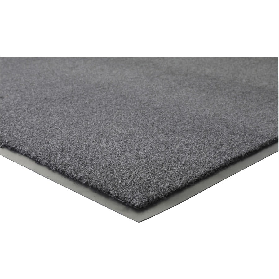 Genuine Joe Silver Series Indoor Walk-Off Mats - Warehouse, Indoor - 72" Length x 48" Width - Vinyl - Salt Pepper - 1 Each