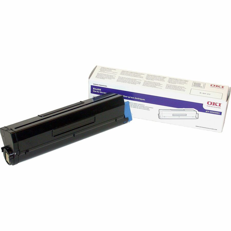 Oki Original LED Toner Cartridge - Black - 1 Each - 7000 Pages