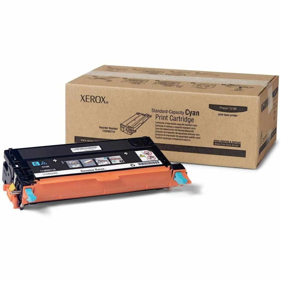 Xerox Original Laser Toner Cartridge - Cyan - 1 Each - 2000 Pages