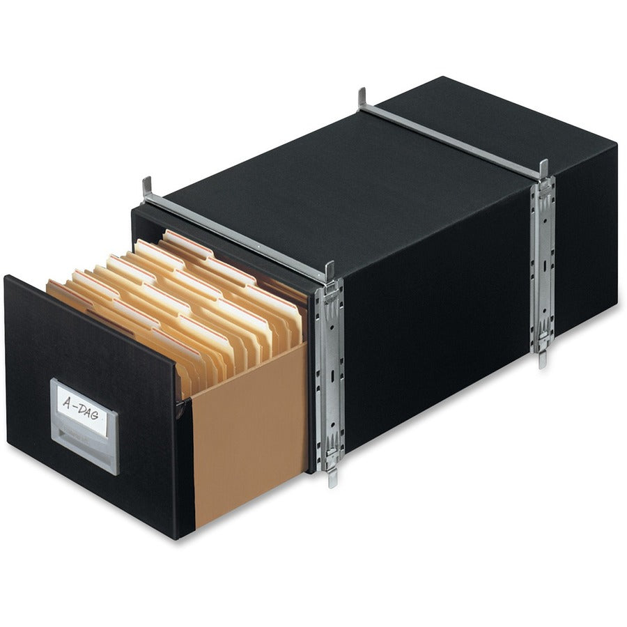 Bankers Box Staxonsteel File Storage Drawer System - Legal - Internal Dimensions: 15" Width x 24" Depth x 10.50" Height - External Dimensions: 17" Width x 25.5" Depth x 11.1" Height - Media Size Supported: Legal - Interlocking Closure - Heavy Duty - St...
