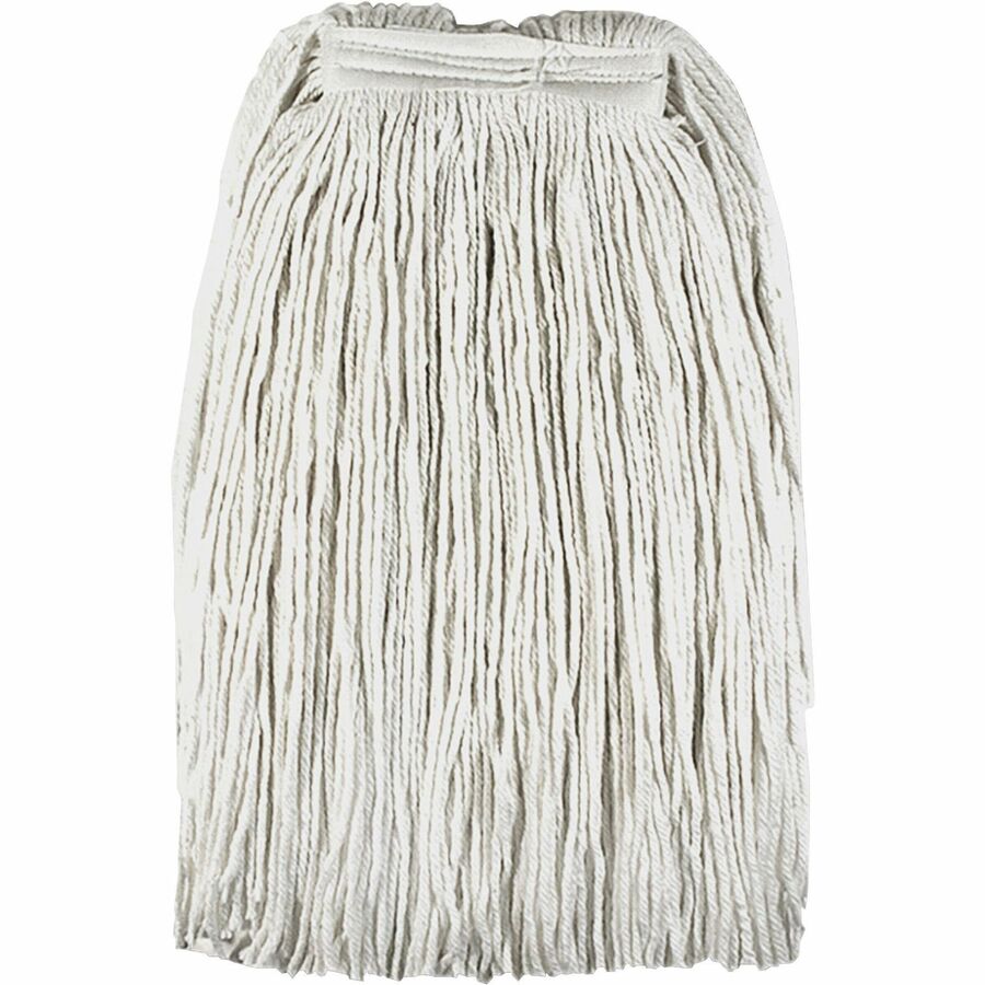Genuine Joe Cotton Blend Mop Refill - Rayon, Cotton, Polyester - Natural - 1 Each