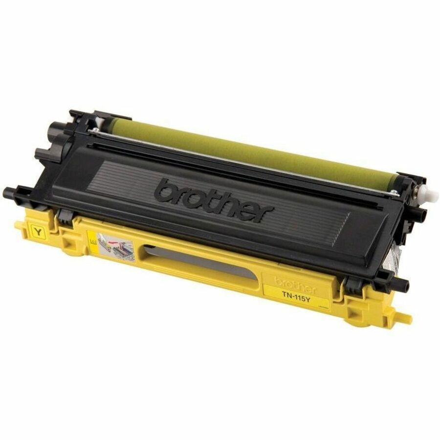 Brother TN115Y Original Laser Toner Cartridge - Yellow - 1 Each - 4000 Pages