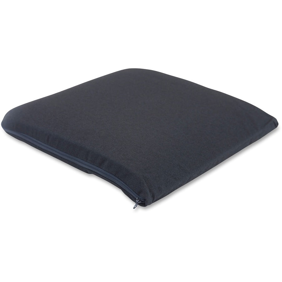 The ComfortMakers Deluxe Seat/Back Cushion - Hook Mount - Black - Polyurethane, Memory Foam - 1 Each