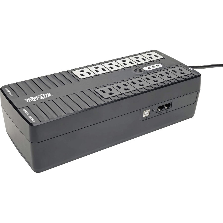 Tripp Lite series INTERNET900U 900VA Ultra-compact Desktop/Tower/Wall Mount UPS - Ultra-compact Desktop/Tower/Wall Mount - 8 Hour Recharge - 1.70 Minute Stand-by - 120 V AC Input - 110 V AC, 115 V AC, 120 V AC Output - Single Phase - Pure Sine Wave - U...
