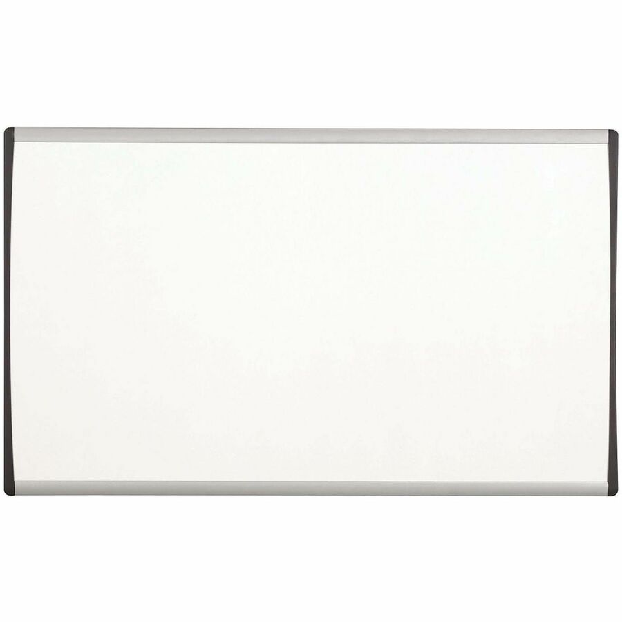 Quartet Arc Cubicle Magnetic Whiteboard - 24" (2 ft) Width x 14" (1.2 ft) Height - White Painted Steel Surface - Silver Aluminum Frame - Horizontal - Magnetic - Durable, Flexible, Smooth Surface, Smooth Surface - 1 Each