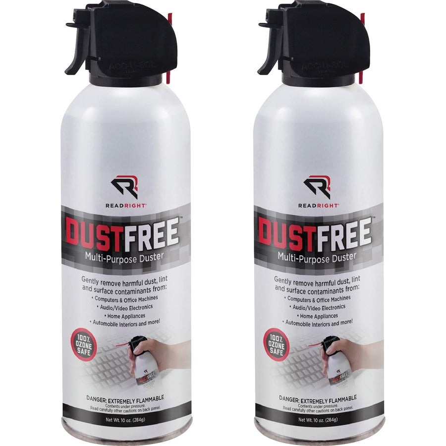 Read Right Dust-Free Multi-purpose Dusters - For Keyboard, Desktop Computer, Home/Office Equipment - Ozone-safe - 2 / Pack