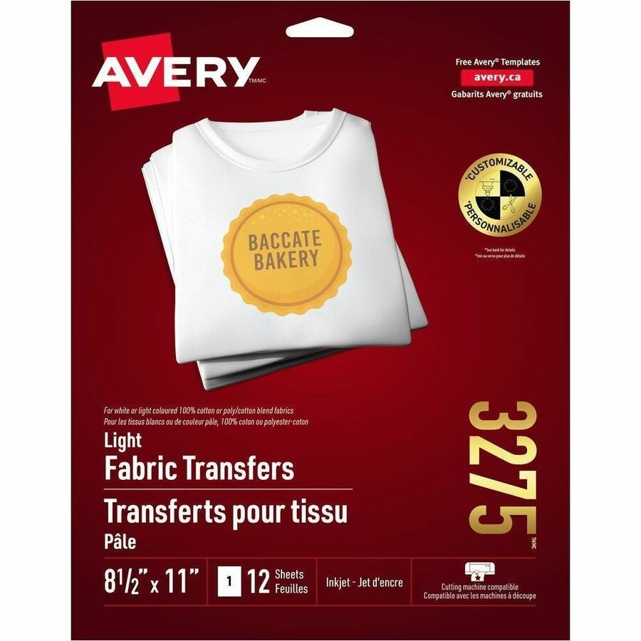 Avery T-Shirt Transfers - Long Lasting, Washable