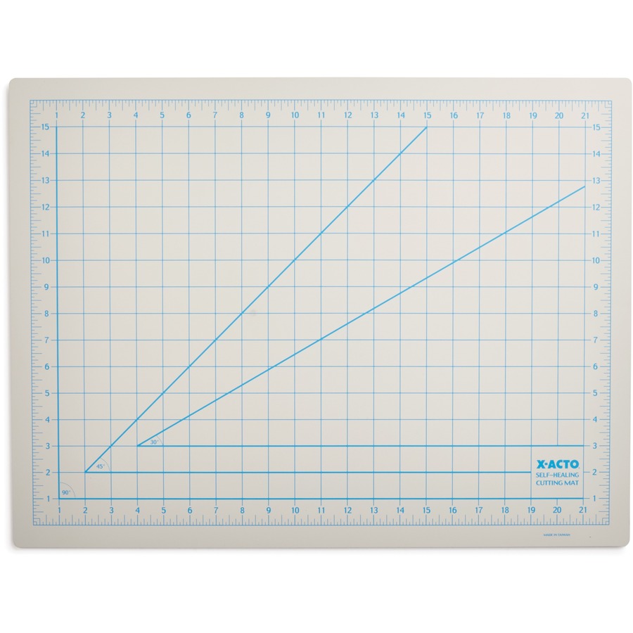 Elmer's X-ACTO Self-Healing Cutting Mats - Cutting - 24" Length x 18" Width - Rectangular - Polyvinyl Chloride (PVC) - Gray - 1 Each