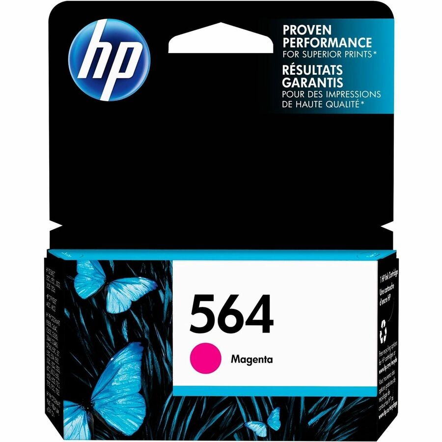 HP 564 (CB319WN) Original Inkjet Ink Cartridge - Magenta - 1 Each - 300 Pages