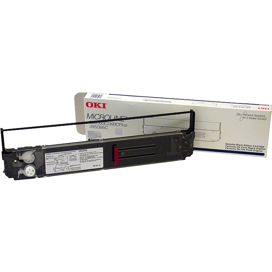 Oki Dot Matrix Ribbon Cartridge - Black - 1 Each - 5 Million Characters