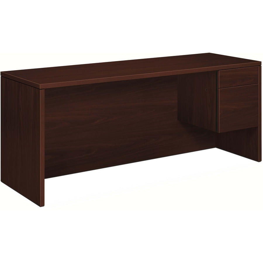 HON 10500 H10545R Pedestal Credenza - 29.5" Height x 72" Width x 24" Depth - Total Drawer(s): 2Right Side - Flat Edge - Removable Lock, Glide, Wear Resistant, Tear Resistant, Rugged, Scratch Resistant, Spill Resistant, Stain Resistant, Liquid Resistant...