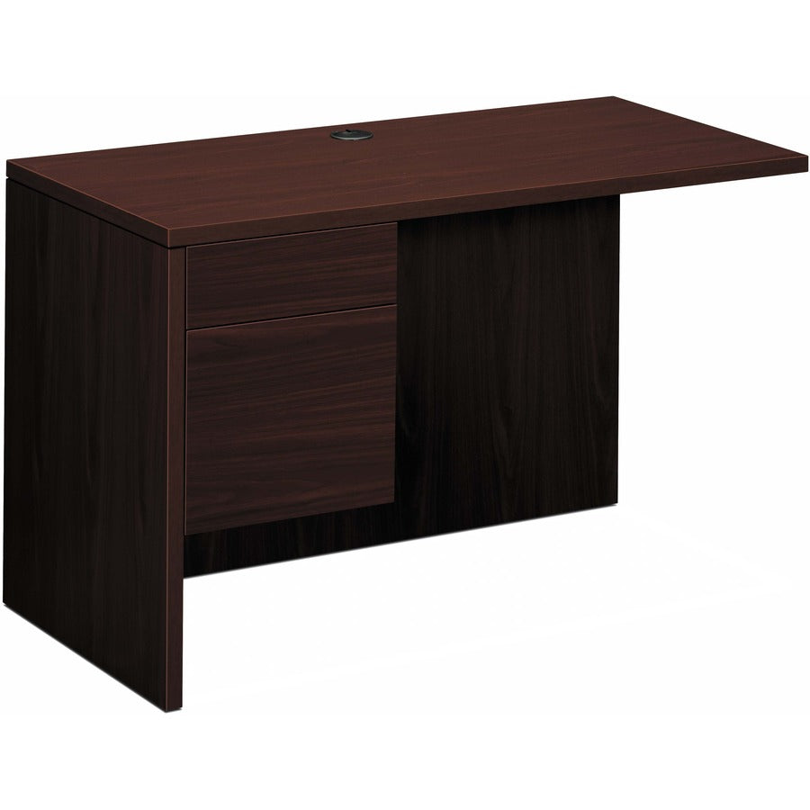 HON 10500 H10516L Return - 29.5" Height x 48" Width x 24" Depth - Total Drawer(s): 2 - Flat Edge - Glide, Lockable, Grommet - For File Storage, File Folder - 1 Each