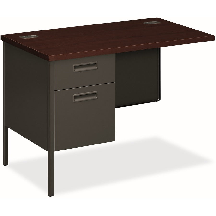 HON Metro Classic HP3236L Return - 29.5" Height x 42" Width x 24" Depth - Total Drawer(s): 5 - Square Edge - Finish: Charcoal - Glide, Sturdy, Durable, Scratch Resistant, Spill Resistant, Stain Resistant, Liquid Resistant - For File Storage, Office - 1...