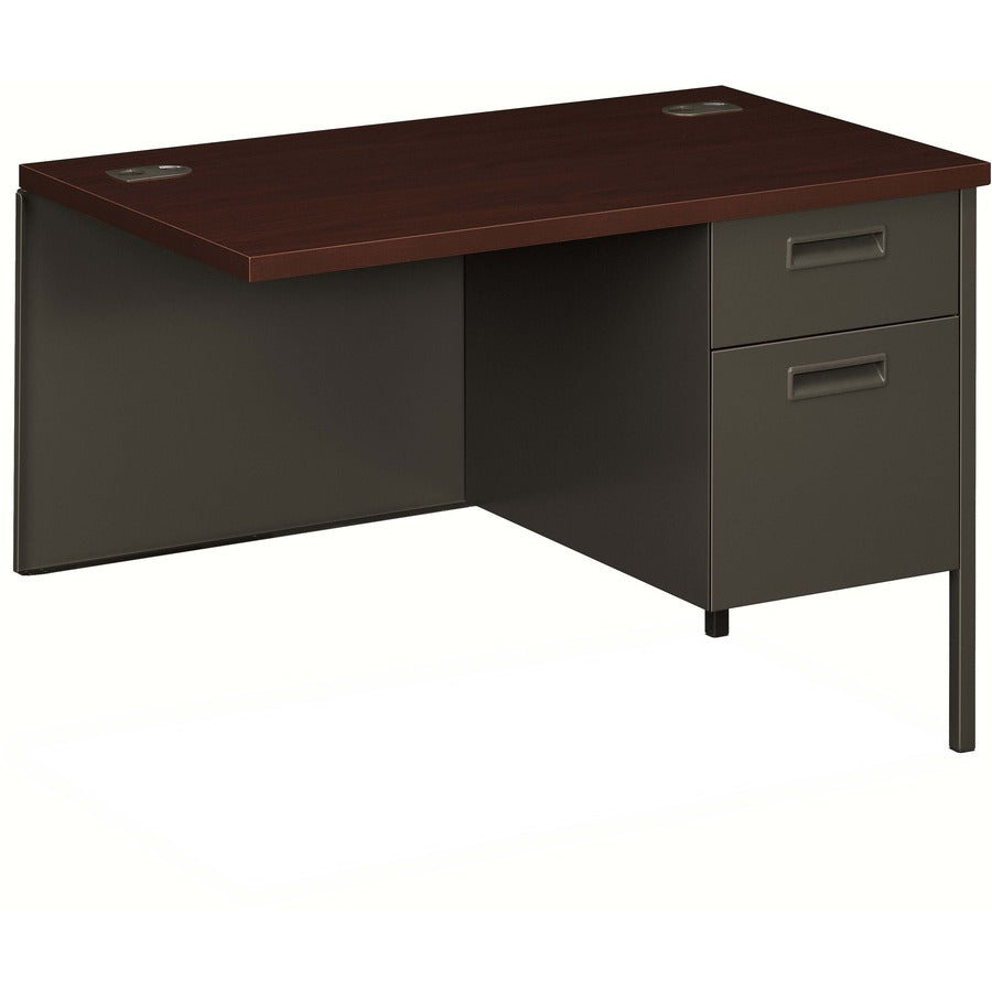 HON Metro Classic HP3235R Return - 29.5" Height x 42" Width x 24" Depth - Total Drawer(s): 5 - Square Edge - Finish: Charcoal - Glide, Sturdy, Durable, Scratch Resistant, Spill Resistant, Stain Resistant, Liquid Resistant - For File Storage, Office - 1...