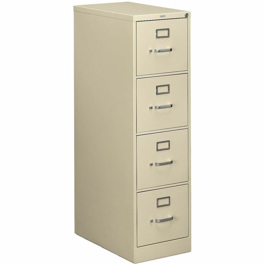 HON 510 H514 Vertical Column - 52" Height x 15" Width x 25" Depth - Total Drawer(s): 4 - Finish: Putty - 1 Each