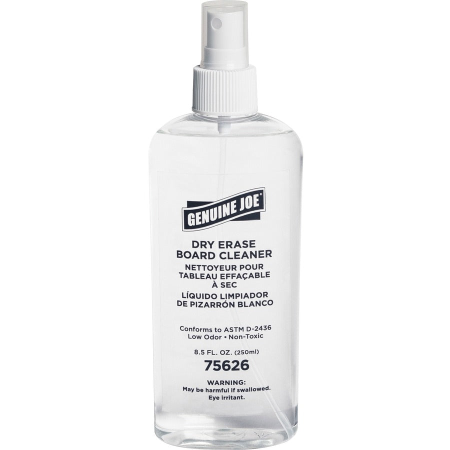 Genuine Joe Dry-erase Board 8 oz. Cleaner - Clear - 1 Each