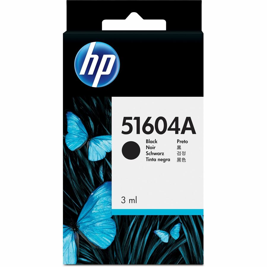 HP 51604A (51604A) Original Inkjet Ink Cartridge - Single Pack - Black - 1 Each - 3 mL - 500000 Characters