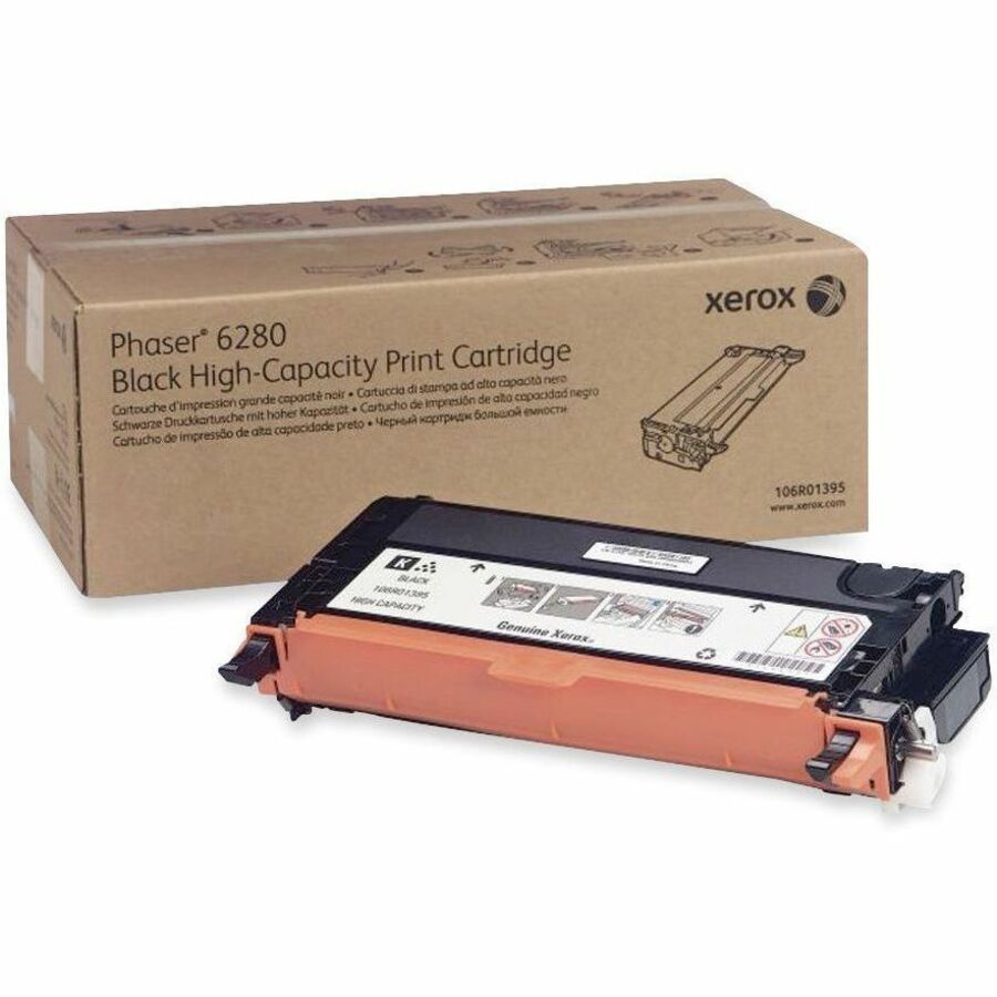 Xerox 106R01395 Original High Yield Laser Toner Cartridge - Black - 1 Each - 7000 Pages